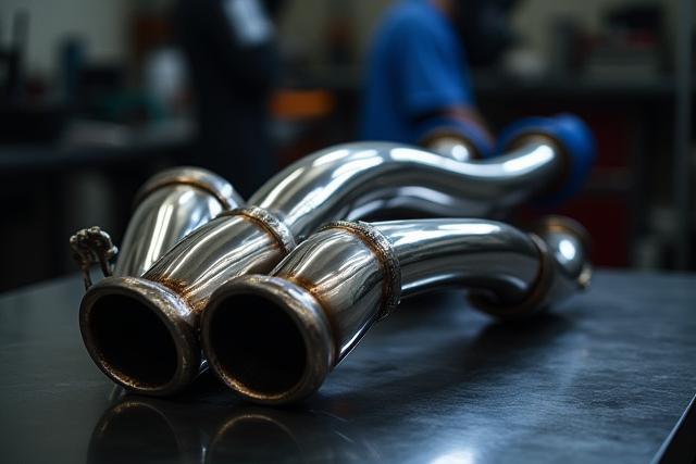 Custom eksosanlegg i rustfritt stål